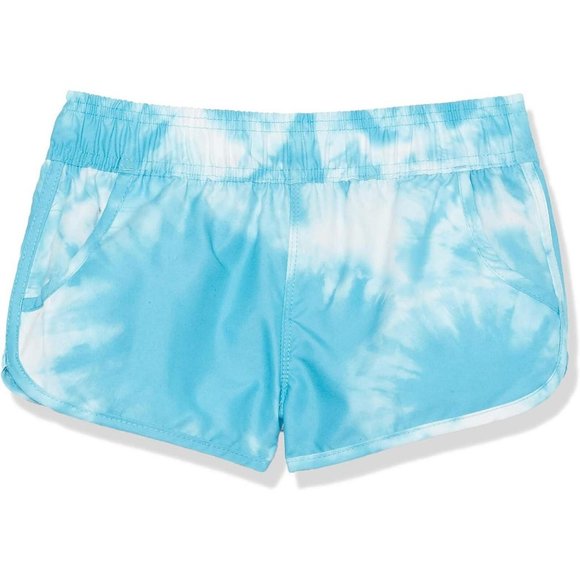 NWT Kanu Surf UPF 50+ Quick Dry Elastic Waist Boardshort Beach Girl Aqua 8 - Picture 1 of 6